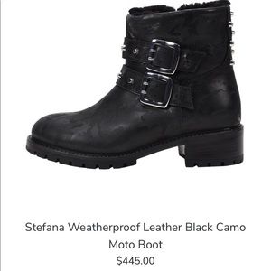 Ross & Snow Italian Stefana Leather Black Camo